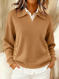 Vicenta | Jersey con Cuello Polo y Botones