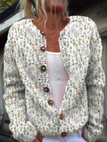 Susana | Chaqueta de Punto Jardín de Tulipanes
