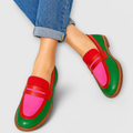 Nyla™ | Mocasines Casual a Contraste