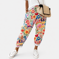 Pantalones Cómodos Jardín Arcoíris