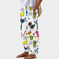 Pantalones Cómodos Gatos Felices