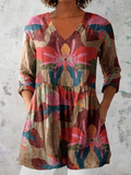 Juana | Blusa Larga con Cuello en V