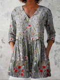Gloria | Blusa Larga con Cuello en V