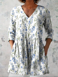 Flora | Blusa Larga con Cuello en V