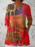 Francisca | Blusa Larga con Cuello en V