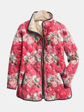 Marta | Chaqueta acolchada con flores rosas
