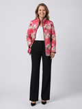 Ana | Chaqueta acolchada de rosas empolvadas