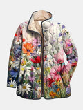 Elena | Chaqueta acolchada floral vintage