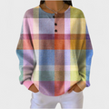 Adela | Jersey de cuadros multicolor