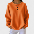 Helena | Jersey naranja de punto con textura suave