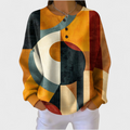 Leire | Jersey con estampado geométrico retro