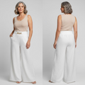 Évelyne™ — Pantalón ancho de tiro alto moldeador
