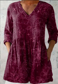 Fernanda | Blusa Larga con Cuello en V