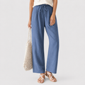 Vara - Pantalones Relaxed Fit con Cintura Ajustable