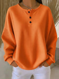 Milagros | Sudadera Henley Gofrada