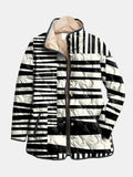 Carmen | Chaqueta acolchada de estampado abstracto