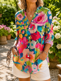 Deliane | Blusa Artística Vibrante